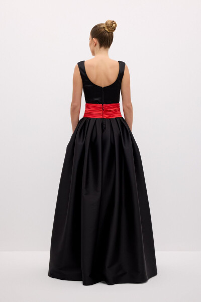 Mert Aslan Ruched Taffeta Skirt - 13