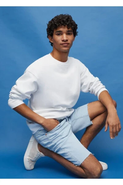 Mesajlı Pamuklu Sweatshirt - MANGO TEEN