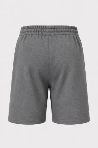 Mesen Short 932095 2833 Erkek Spor Şortu Gri - MESEN2833 - 4
