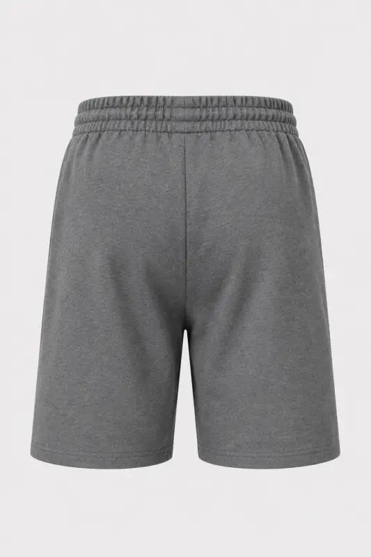 Mesen Short 932095 2833 Erkek Spor Şortu Gri - MESEN2833 - 4