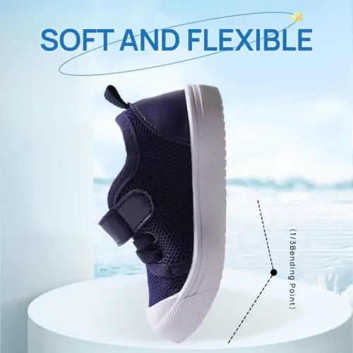 Mesh Toddler Shoes,Baby Sneakers Girls Boys, Baby Sock Shoe,Slip-On Baby Walking Shoes,Breathable Toddler Tennis Shoes,Baby Non-Slip Breathable Slippers with Soft Rubber Soles 6 9 12 18 24 Months - 3