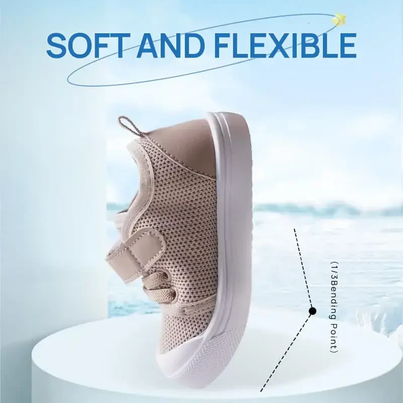 Mesh Toddler Shoes,Baby Sneakers Girls Boys, Baby Sock Shoe,Slip-On Baby Walking Shoes,Breathable Toddler Tennis Shoes,Baby Non-Slip Breathable Slippers with Soft Rubber Soles 6 9 12 18 24 Months - 3