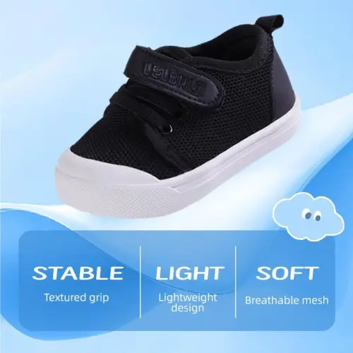 Mesh Toddler Shoes,Baby Sneakers Girls Boys, Baby Sock Shoe,Slip-On Baby Walking Shoes,Breathable Toddler Tennis Shoes,Baby Non-Slip Breathable Slippers with Soft Rubber Soles 6 9 12 18 24 Months - 4