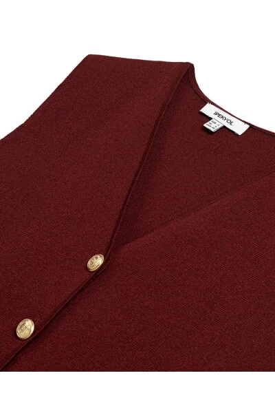 Metal buttoned knitwear - İPEKYOL (1)