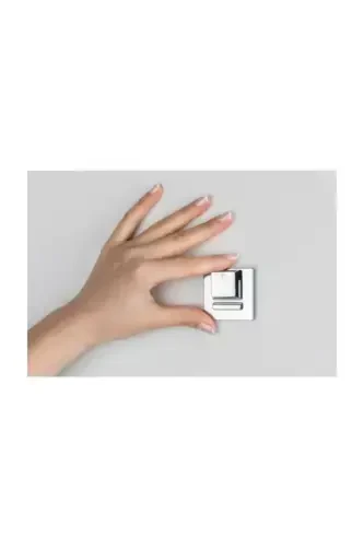 Metal Kağıt Havluluk Paslanmaz Krom Kaplama Yapışkanlı Banyo Havluluk Banyo Askısı - 5