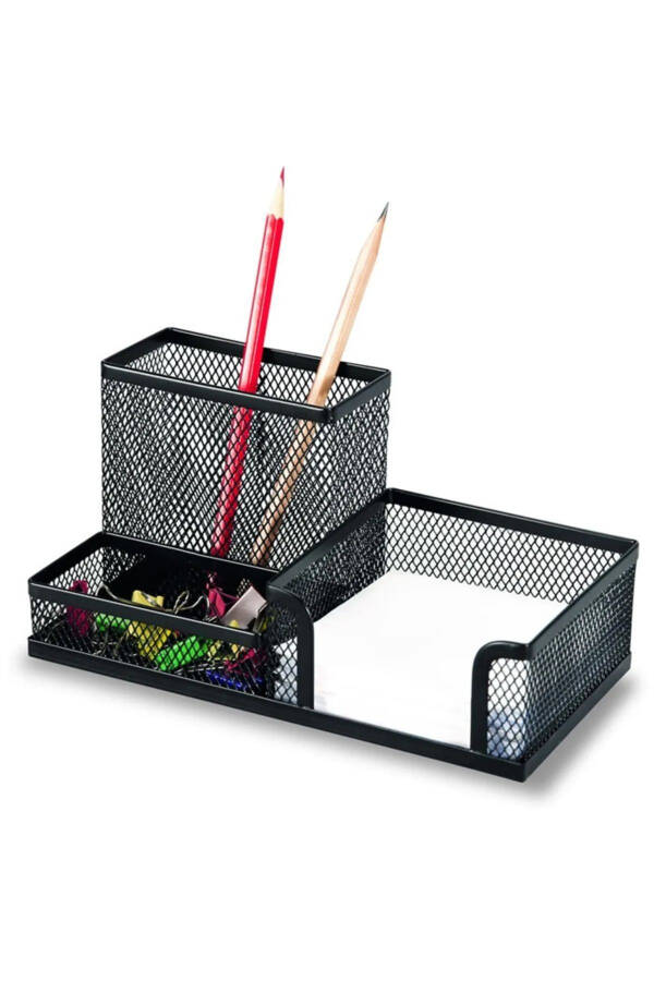 Metal Perforated 3-Eye Table Set Black -- Fx - 1