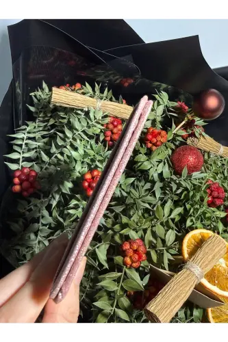 METALİK PEMBE SİMLİ KARTLIK-PUDRA PEMBE - ILKNURBUTIK (1)