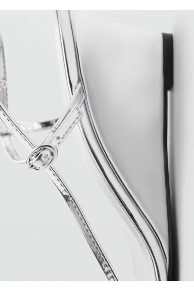 Metall metall shinalli sandalet - 4