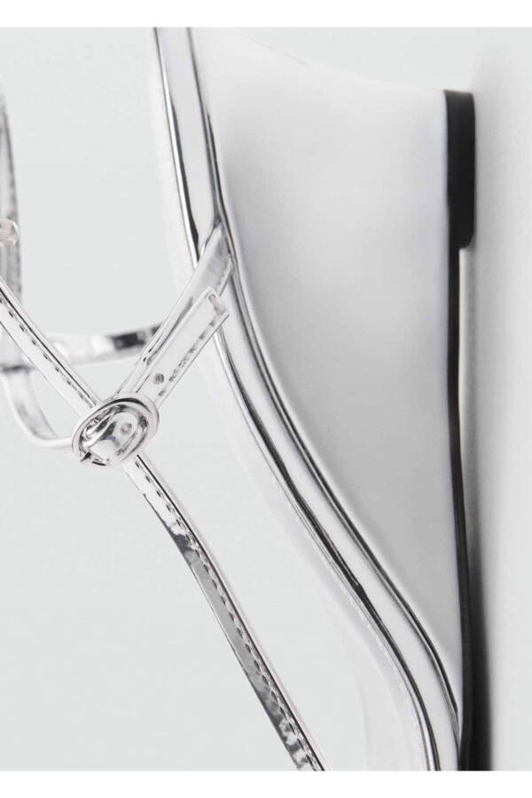 Metall metall shinalli sandalet - 4