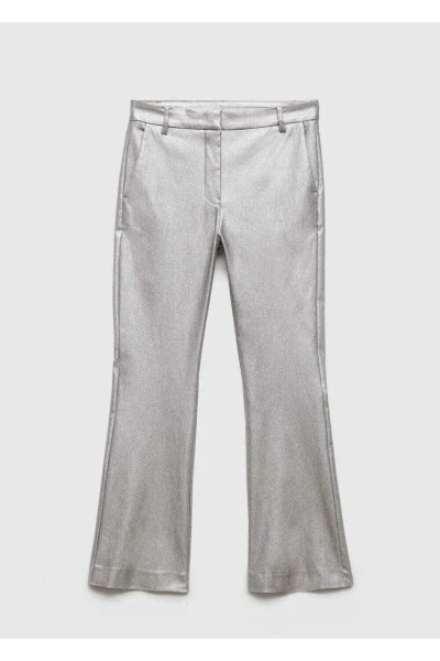 Metallic Flare Pants - 3