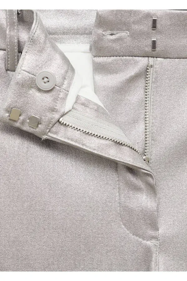 Metallic Flare Pants - 5