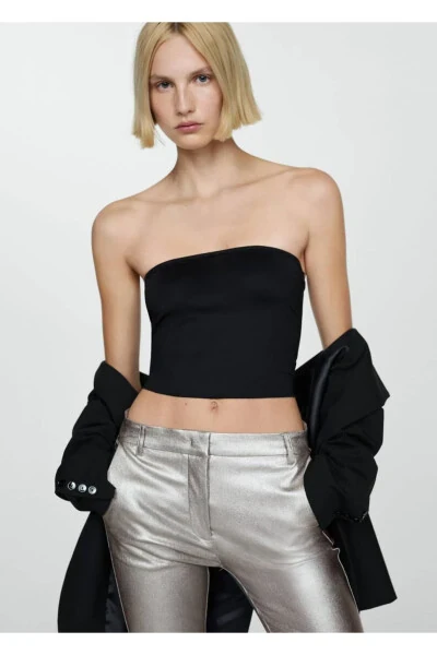 Metallic Flare Pants - 6