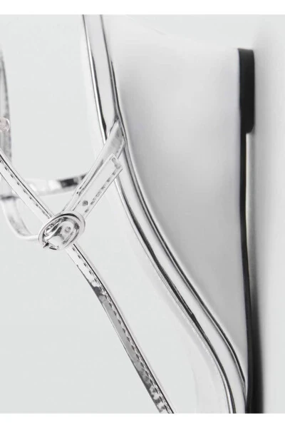 Metallic heeled sandals - 4