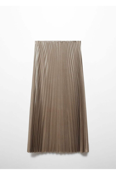 Metallic pleated skirt - 3