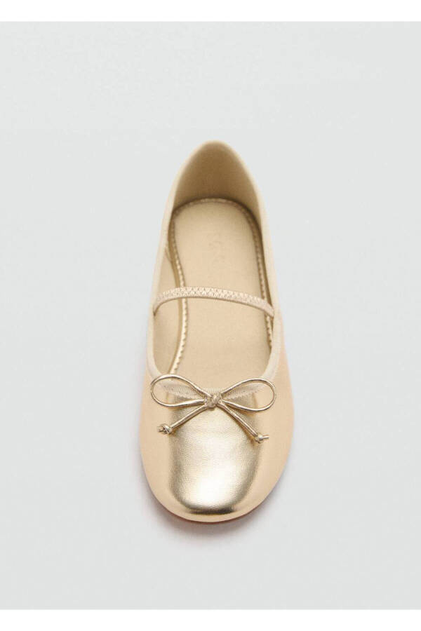 Metallic strap ballet flats - 27