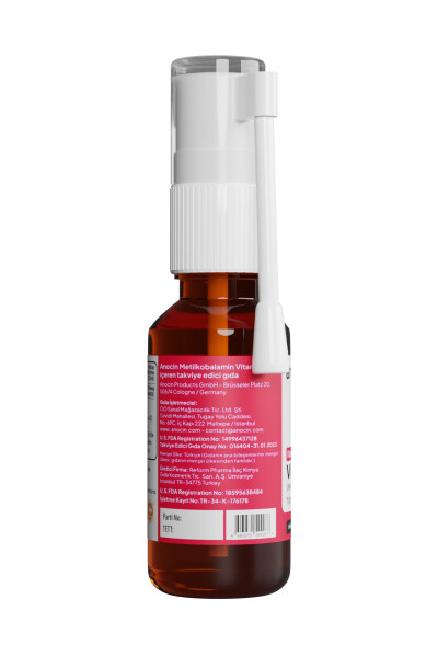 Methyl Cobalamin B12 Spray 1000 mcg 2000 ug 10 ml - 7