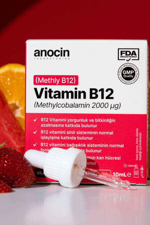 Metil Kobalamin B12 Spreyi 1000 мкг 2000 мкг 10 мл - 13