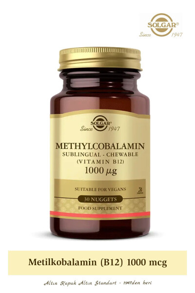 Metilkobalamin (B12) 1000 mcg 30 Dilaltı Tablet - 7