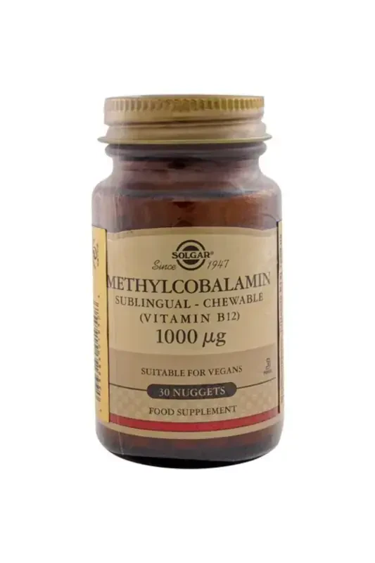 Methylcobalamin B12 1000 mcg 30 Dilaltı Tableti - SOLGAR