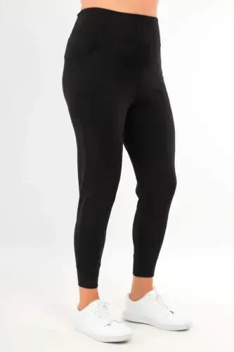 Metpoint Women's High Waist Jogger Sweatpants Black Joggers - 4