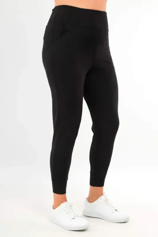 Metpoint Women's High Waist Jogger Sweatpants Black Joggers - 4