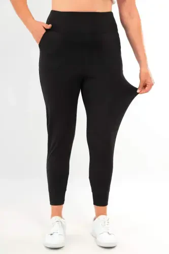 Metpoint Women's High Waist Jogger Sweatpants Black Joggers - 5
