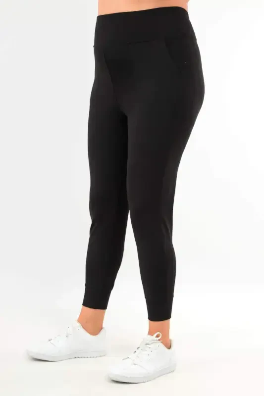 Metpoint Women's High Waist Jogger Sweatpants Black Joggers - 6