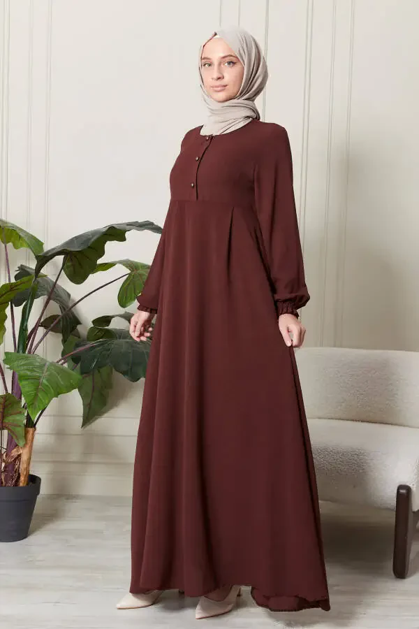 Mevlana yubkasi aerodinamik mato moda kiyim onalik kiyim namoz kiyim keng qoliplar kiyim - 2