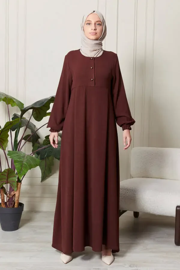 Mevlana yubkasi aerodinamik mato moda kiyim onalik kiyim namoz kiyim keng qoliplar kiyim - 5