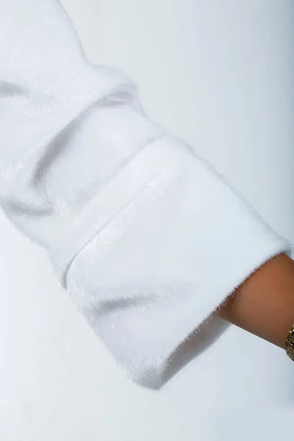 Меховой болеро для свадебного платья - 10