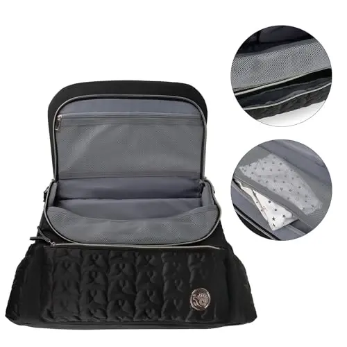 MEYTEILAY Чамадон сумкаси, бешик сумкаси, катта болалар сумкаси, оналар учун алмаштириш станцияси билан кўп функцияли саёҳат сумкаси - 5