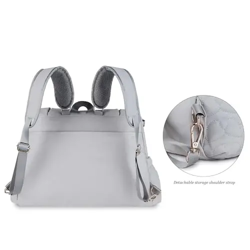 MEYTEILAY Diaper Bag Tote Baby Changing Bag Large Baby Bags for Mom with Changing Station Multifunction Travel Nappy Bag - 7