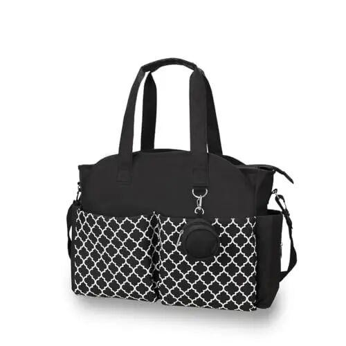 MEYTEILAY Diaper Bag Tote Large Baby Changing Bag for Mom with Changing Station 