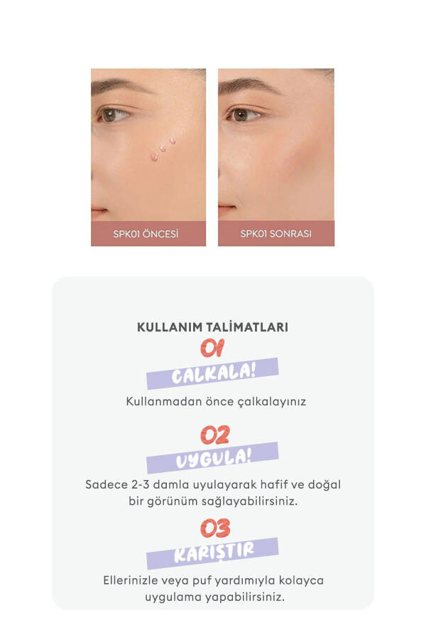 Meyve Kokulu Sedefli Kalıcı Likit Allık Juicy-pang Water Blusher Shimmer (SPK01) - 14