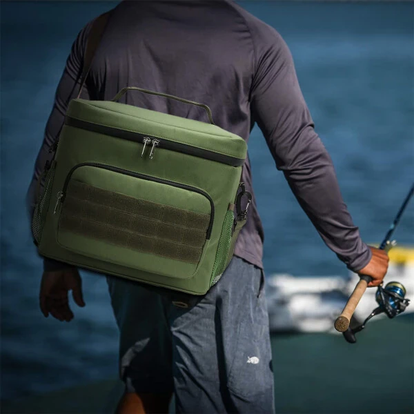 Mfigree 2024 Yangi Tackle Bag Baliq Ovi Tackle Bag Kalıplanmış Tabanlı Tackle Baliqchilar uchun Barcha Baliq Ovi Uskunalari va Asboblari uchun Saqlash Sumkalari-AG - 4