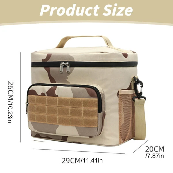 Mfigree 2024 New Tackle Bag Fishing Tackle Bag With Moulded Base Tackle Storage Bags for Anglers for All Your Fishing Gear and Tools-GOLD - MFIGREE (1)