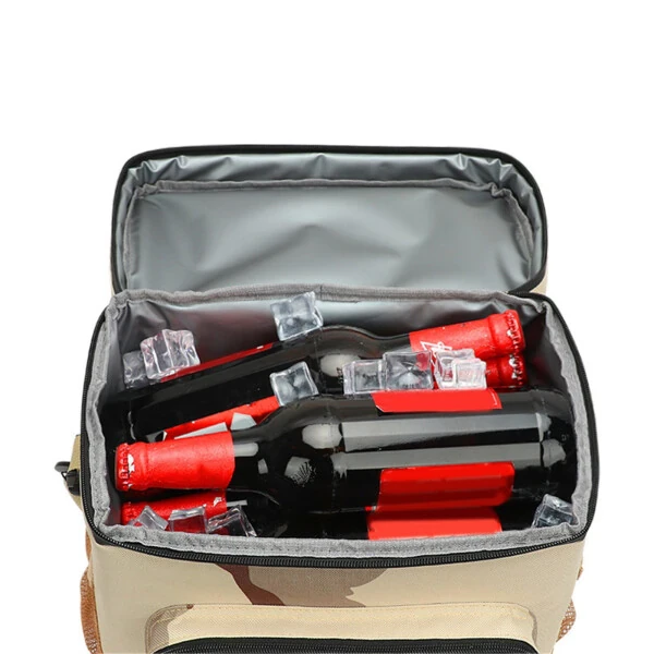 Mfigree 2024 New Tackle Bag Fishing Tackle Bag With Moulded Base Tackle Storage Bags for Anglers for All Your Fishing Gear and Tools-CAMOUFLAGE - 8