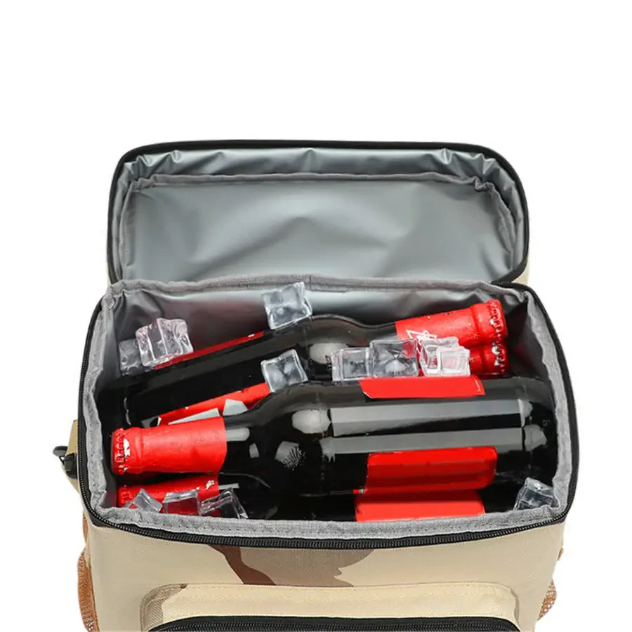 Mfigree 2024 New Tackle Bag Fishing Tackle Bag With Moulded Base Tackle Storage Bags for Anglers for All Your Fishing Gear and Tools-CAMOUFLAGE - 8