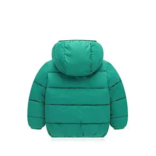 Mfmiudole Baby Boys Girls Winter Coats, Thick Hooded Down Kids Infants Toddlers Winter Warm Jacket Outerwear for 1-7 Years - 2