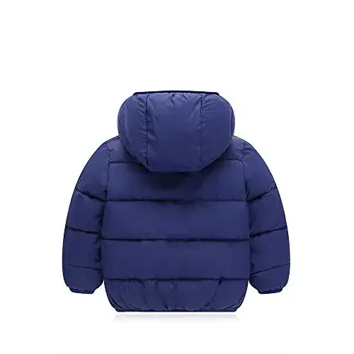 Mfmiudole Baby Boys Girls Winter Coats, Thick Hooded Down Kids Infants Toddlers Winter Warm Jacket Outerwear for 2-7 Years - 2