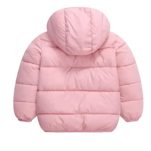 Mfmiudole Baby Boys Girls Winter Coats, Thick Hooded Down Kids Infants Toddlers Winter Warm Jacket Outerwear for 1-7 Years - 2