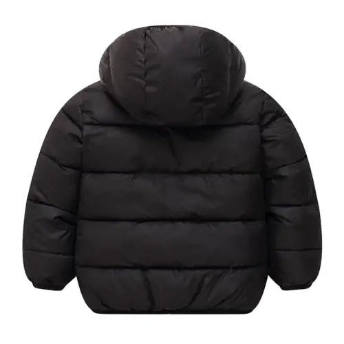 Mfmiudole Baby Boys Girls Winter Coats, Thick Hooded Down Kids Infants Toddlers Winter Warm Jacket Outerwear for 2-7 Years - 2