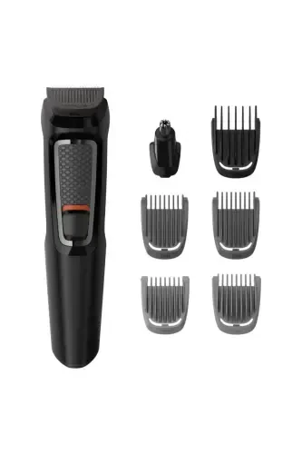 MG3720 Men's Grooming Kit 7-in-1 Hair & Beard Trimmer - Black - 1