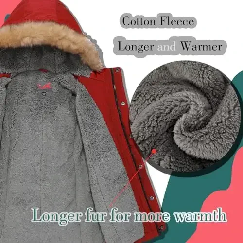 MGWDT Boy's Winter Coats Kids Puffer Jackets Thicken Warm Parka for Cold Weather | Sizes 5-14Y | - 3