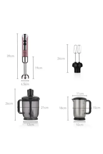 Mia Mega RosagoldKrom Blender Set A447-09 - 3