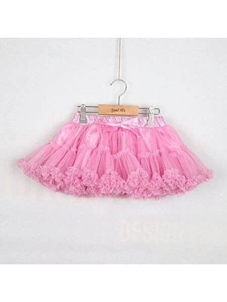 Mia Satin Lined Fluffy Tulle Skirt - 4