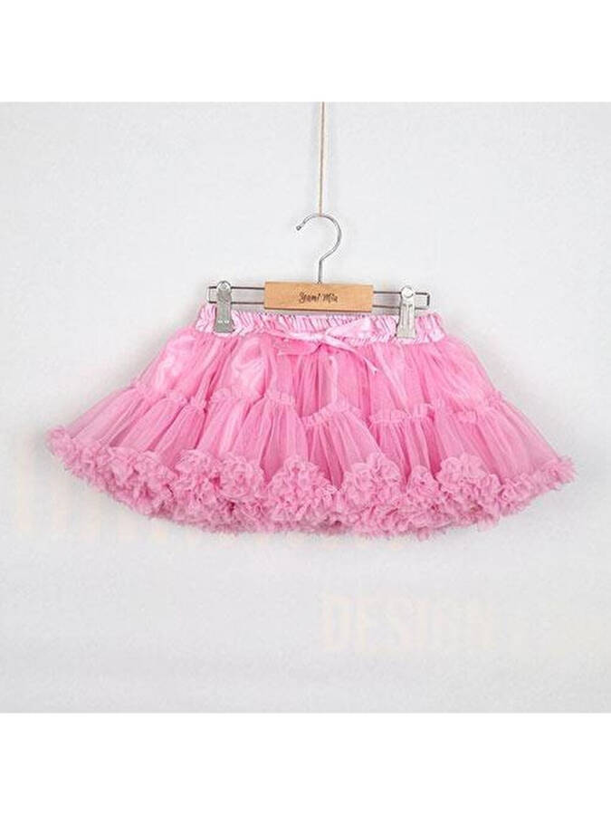 Mia Satin Lined Fluffy Tulle Skirt - 4