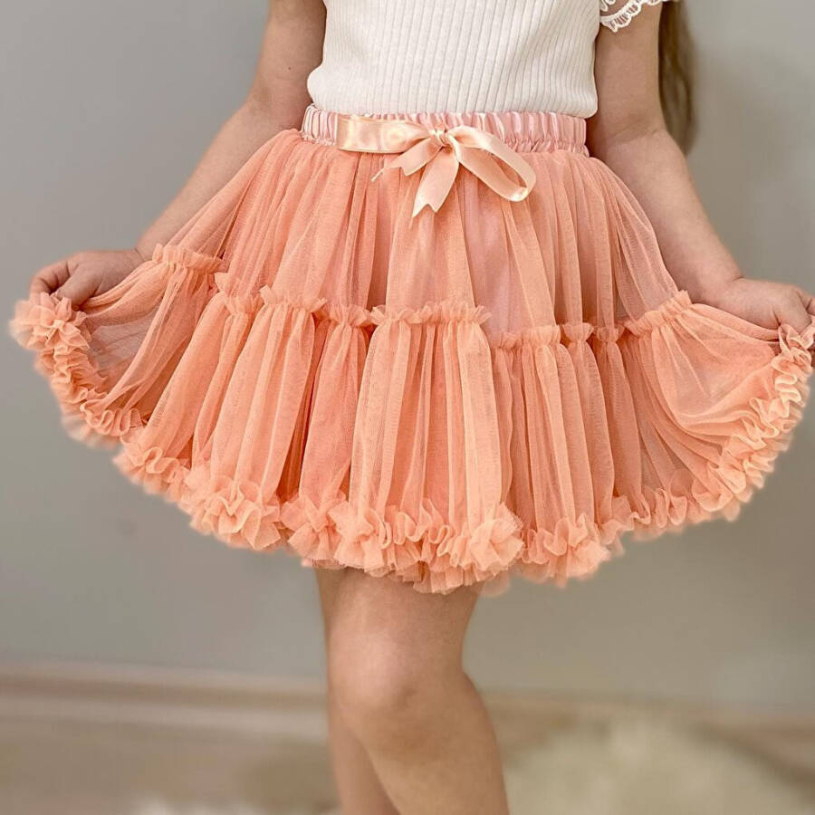 Mia Satin Lined Fluffy Tutu Skirt - 9