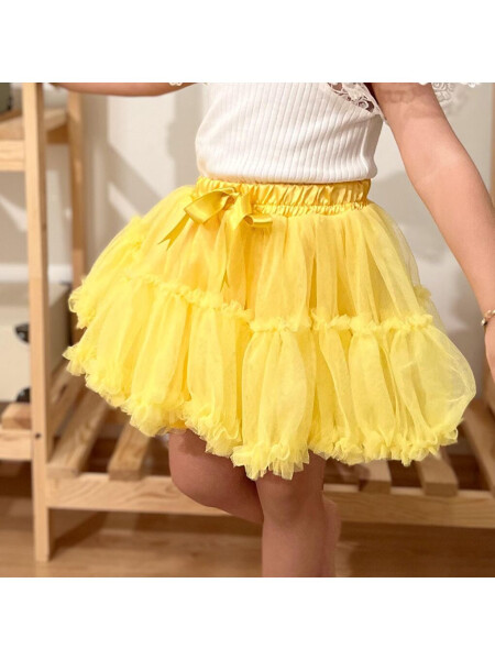 Mia Satin Lined Fluffy Tutu Skirt - 4