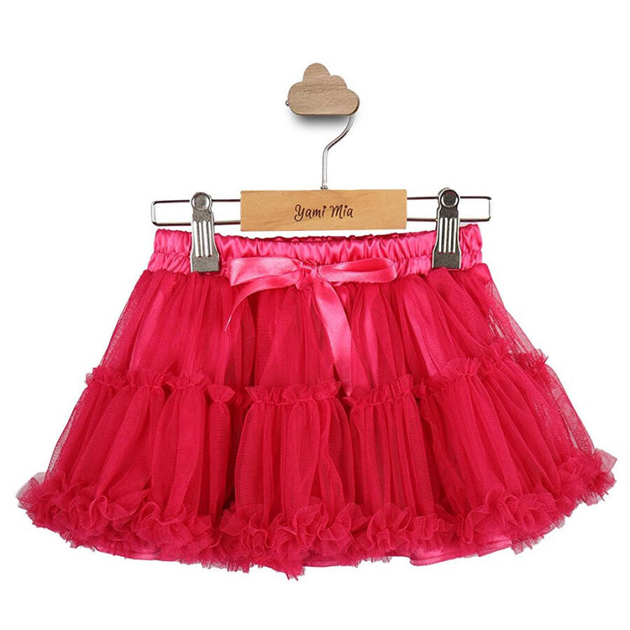 Mia Satin Lined Puffy Tulle Skirt - 10